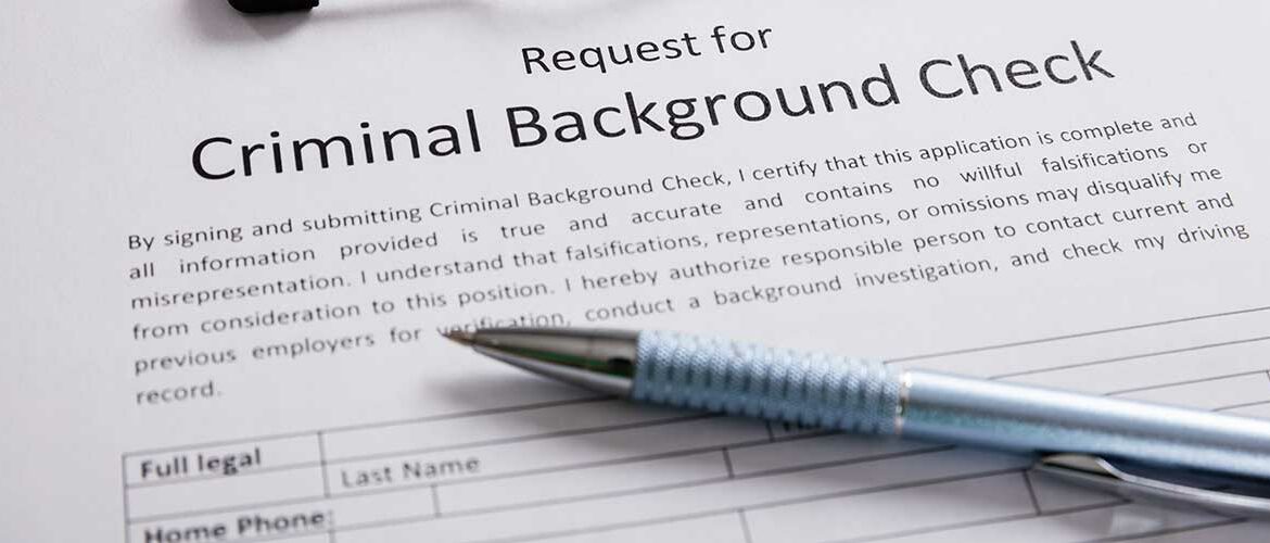 Copy of my criminal background check