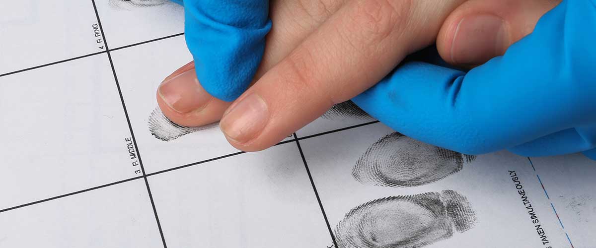 Fingerprints required for a copy of a criminal background